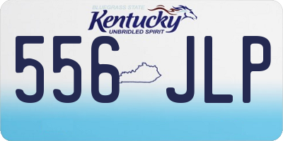 KY license plate 556JLP