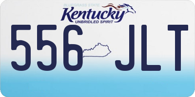 KY license plate 556JLT