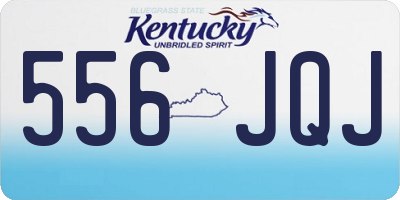 KY license plate 556JQJ