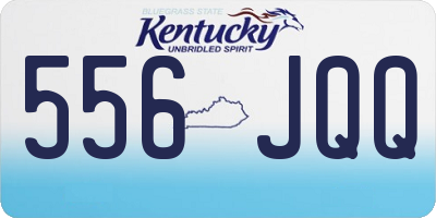 KY license plate 556JQQ