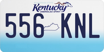 KY license plate 556KNL