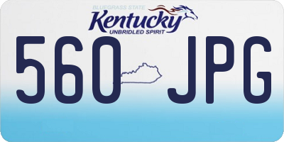 KY license plate 560JPG