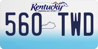 KY license plate 560TWD