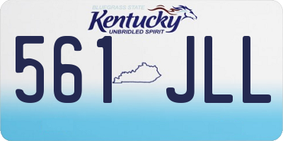 KY license plate 561JLL