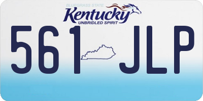 KY license plate 561JLP