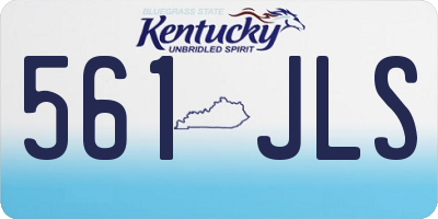 KY license plate 561JLS