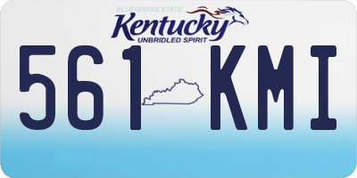 KY license plate 561KMI