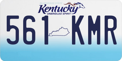 KY license plate 561KMR
