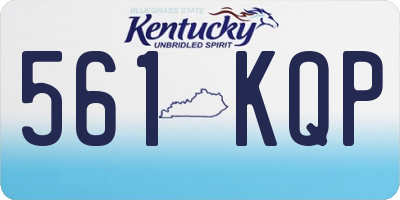 KY license plate 561KQP