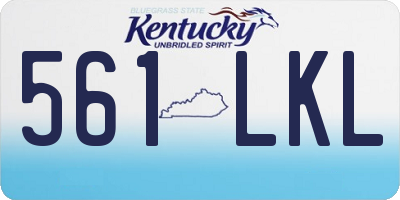 KY license plate 561LKL