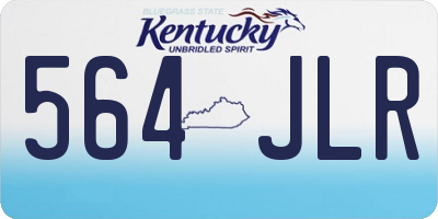 KY license plate 564JLR