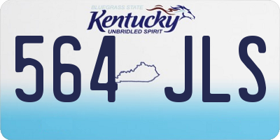 KY license plate 564JLS