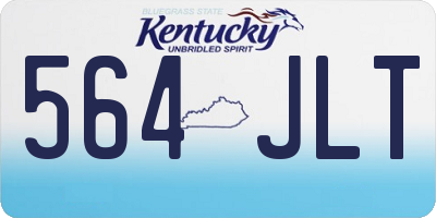 KY license plate 564JLT