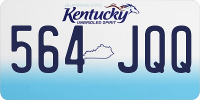 KY license plate 564JQQ