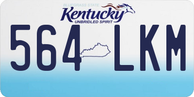 KY license plate 564LKM