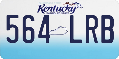 KY license plate 564LRB