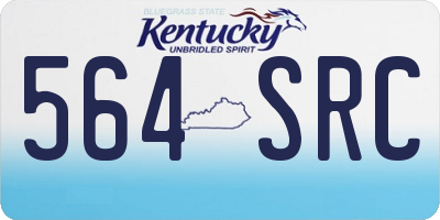 KY license plate 564SRC
