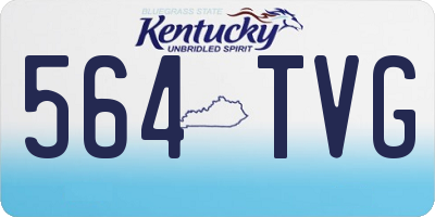 KY license plate 564TVG
