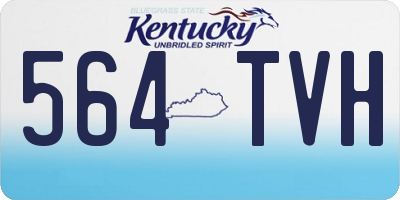 KY license plate 564TVH