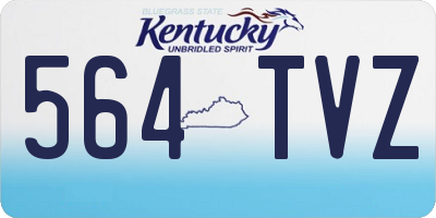 KY license plate 564TVZ