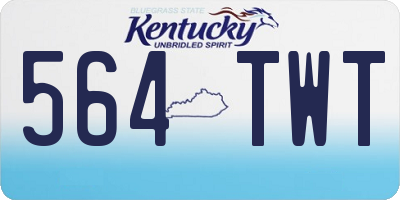 KY license plate 564TWT