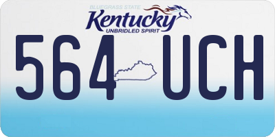 KY license plate 564UCH
