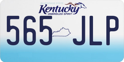 KY license plate 565JLP