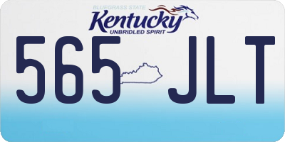 KY license plate 565JLT