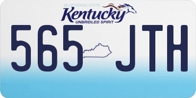 KY license plate 565JTH