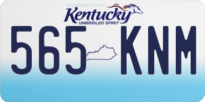 KY license plate 565KNM