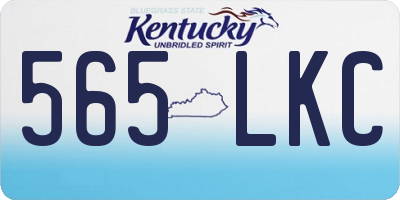 KY license plate 565LKC