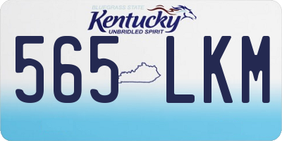 KY license plate 565LKM