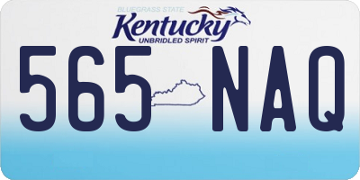 KY license plate 565NAQ