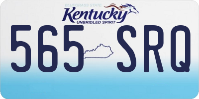 KY license plate 565SRQ