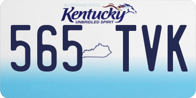 KY license plate 565TVK