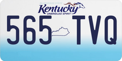 KY license plate 565TVQ