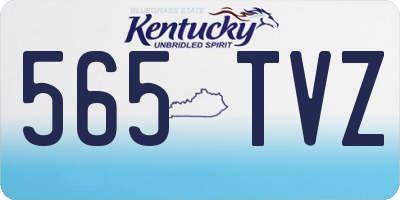 KY license plate 565TVZ