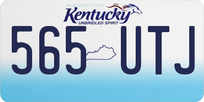 KY license plate 565UTJ
