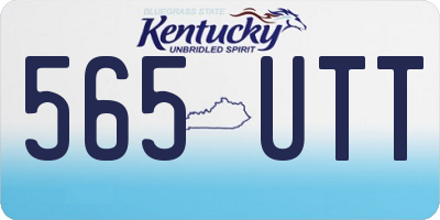 KY license plate 565UTT