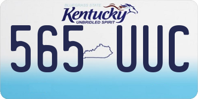 KY license plate 565UUC