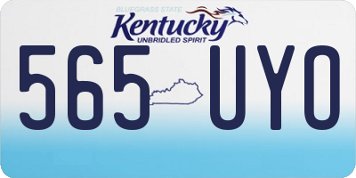 KY license plate 565UYO
