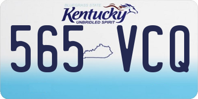 KY license plate 565VCQ