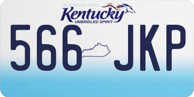 KY license plate 566JKP