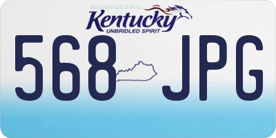 KY license plate 568JPG