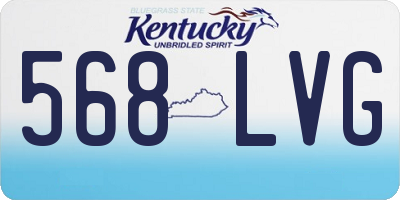 KY license plate 568LVG