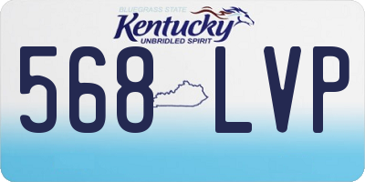 KY license plate 568LVP