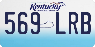 KY license plate 569LRB