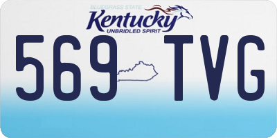 KY license plate 569TVG