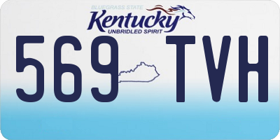 KY license plate 569TVH