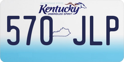 KY license plate 570JLP